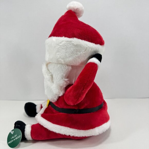 Hallmark Peek A Boo Santa Plush Sound Motion Christmas Holiday Decor Animated - Picture 2 of 7